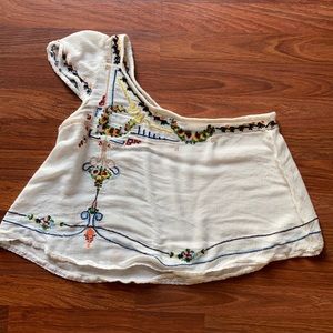 Free People one shoulder top